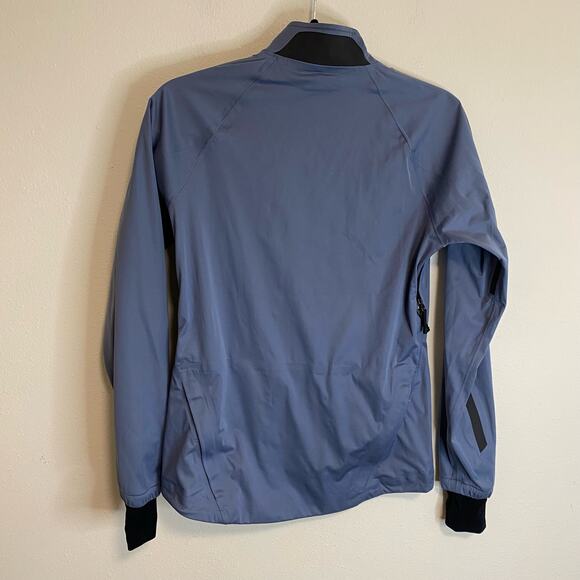 Aether Women's Jacket Shell Union Full Zip Blue Small Cycling Water Resistant - Picture 2 of 11